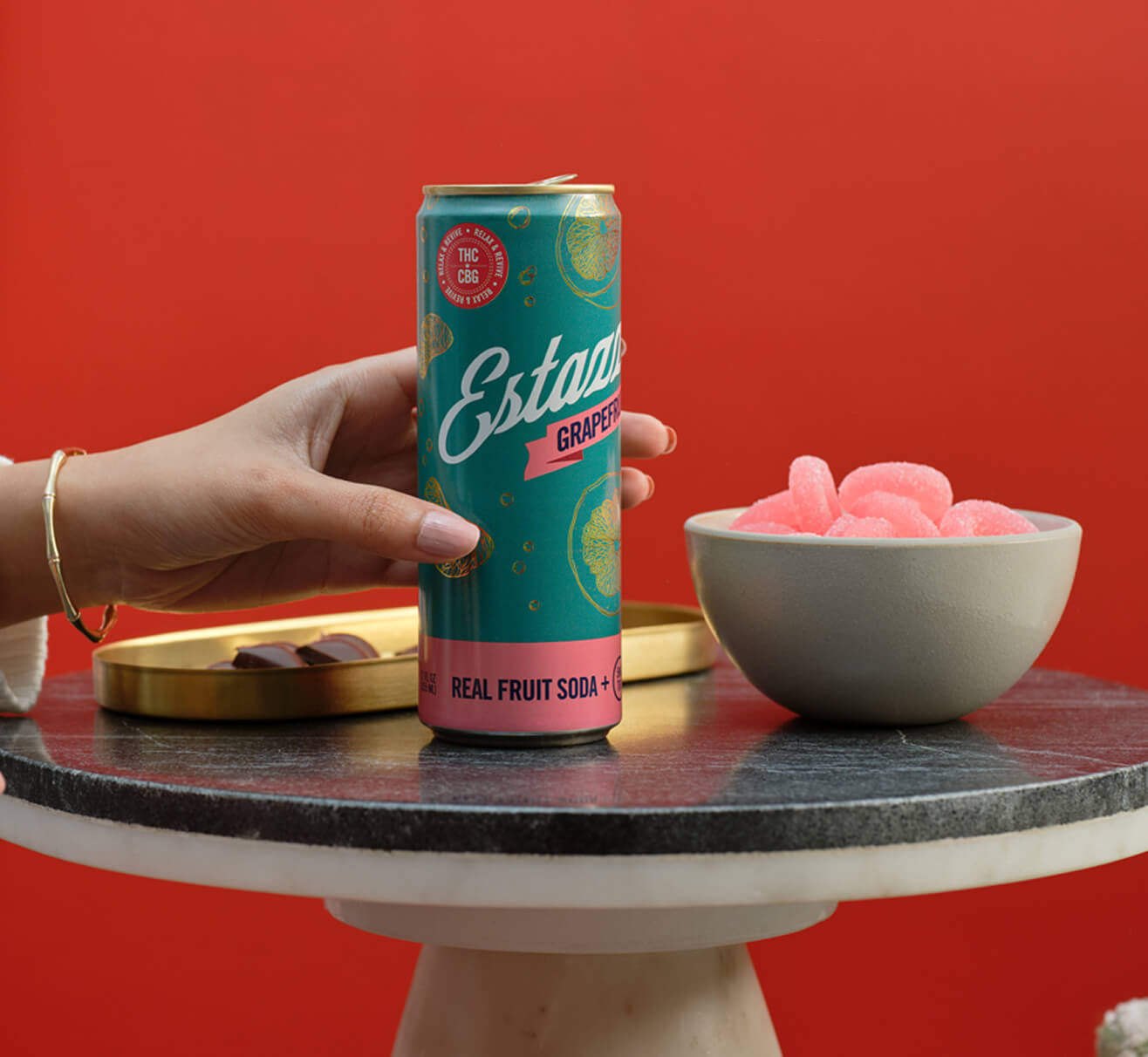 Estazzi Grapefruit Sparkling THC Soda