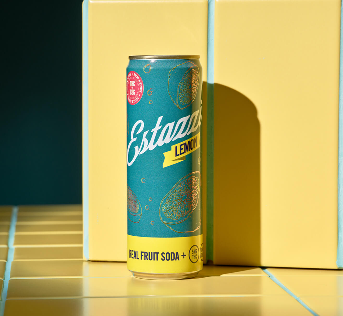 Estazzi Lemon Sparkling THC Soda
